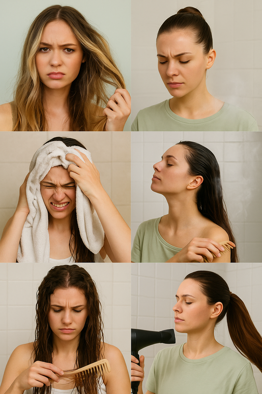5 Hábitos que están Arruinando tu Cabello